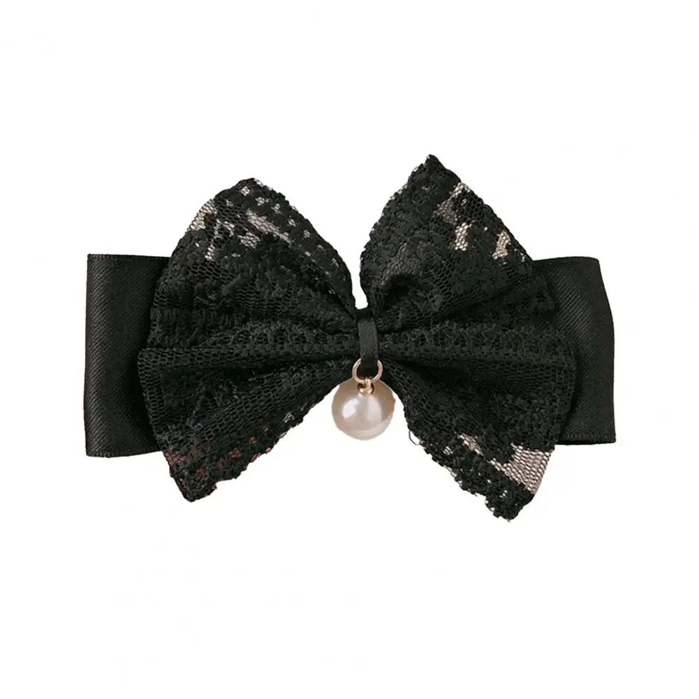 

Durable Plastic Hair Clip Women Hair Clip Floral Embellished Hair Pin Set Faux Pearl Girl Clip Bright Color Side Bang Styling