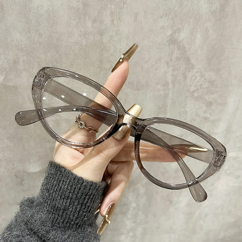 1-teilige Cat-Eye Y2K Fashion Damenbrille, Gesichtsformung, geeignet für den täglichen Gebrauch