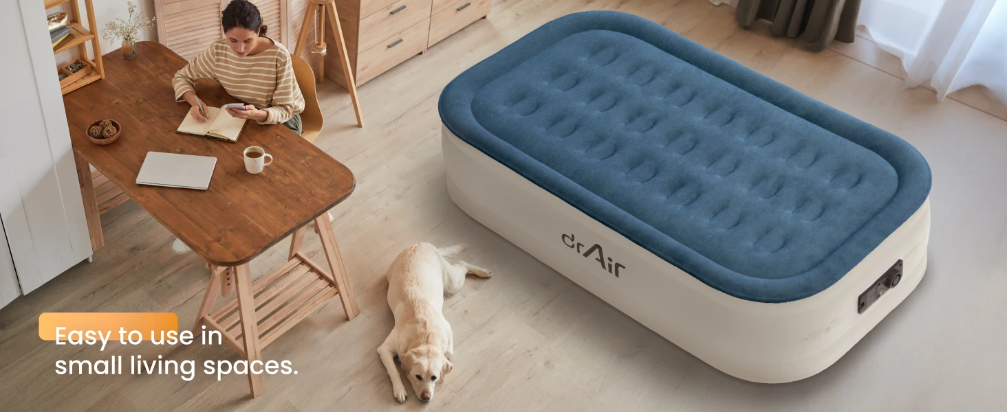 air mattress Twin with built in pump