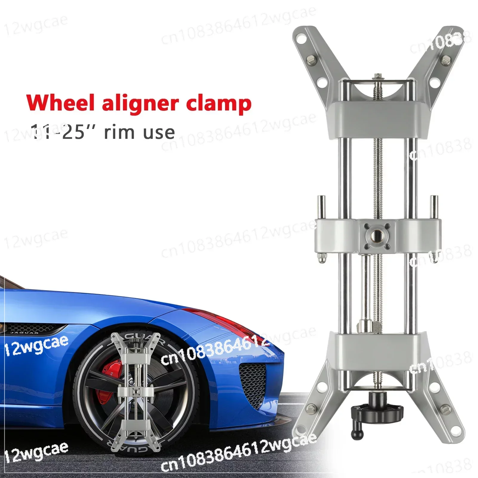 

3D Wheel Alignment Machine Car Clamp Fits 11-25" Rims 16mm Center Hole for Camber Caster Gauge Wheel Alignment Rack