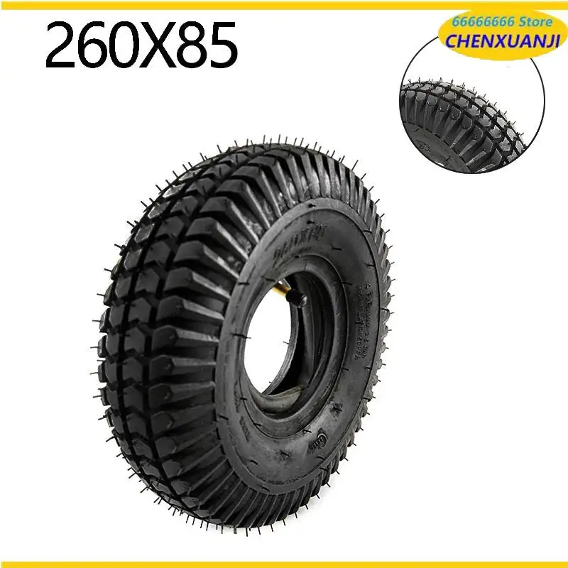 High-quality New 260x85 Tires 3.00-4 10'' Inch Scooter Tyre and Inner Tube Kit Fits Electric Kid Gas Scooter Wheelchair
