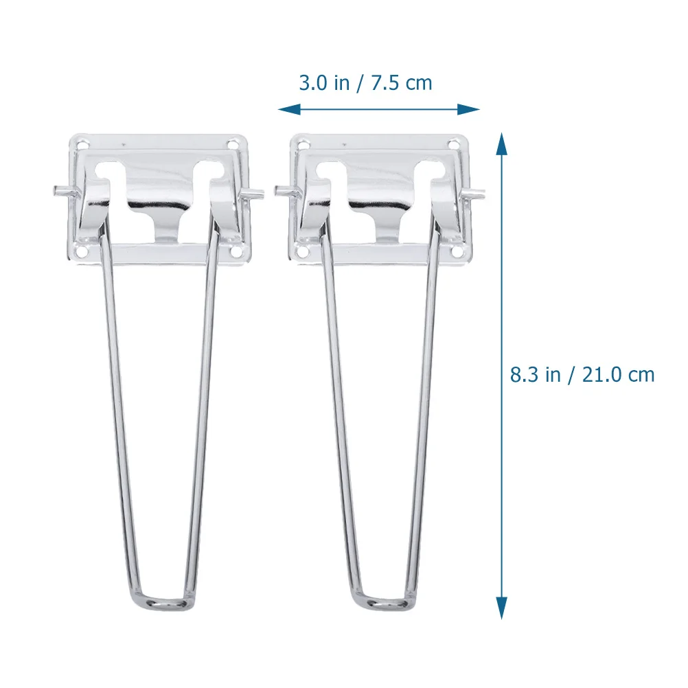 2Pcs Foldable Table Legs Durable Iron Structure Easy Installation Perfect for DIY Projects Coffee Tables Foldable Legs