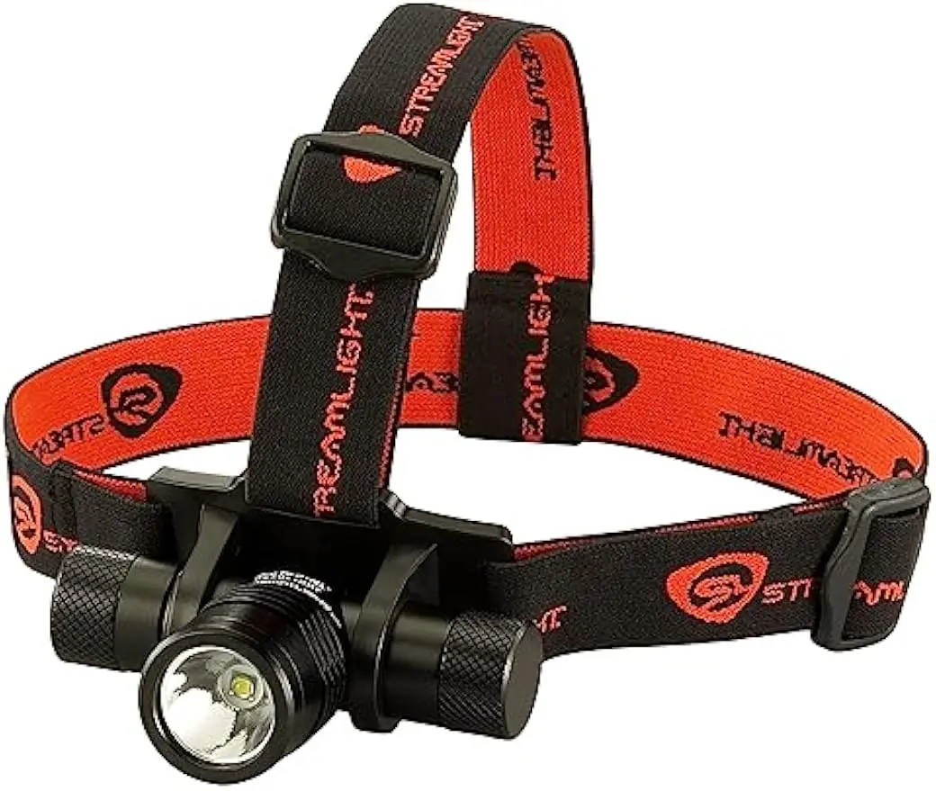 

635-Lumen Tactical Headlamp with 90° Tilting Head, Includes Straps and Batteries for Industrial Outdoor Use