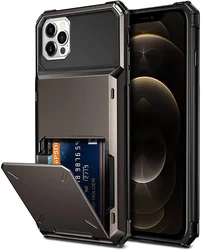 Phone Case For iPhone 16 Pro 15 Pro 14 1311 12 Pro Max XR X XS Max 7 8 Plus Wallet 4-Card Slot Credit Card Holder Cover Funda