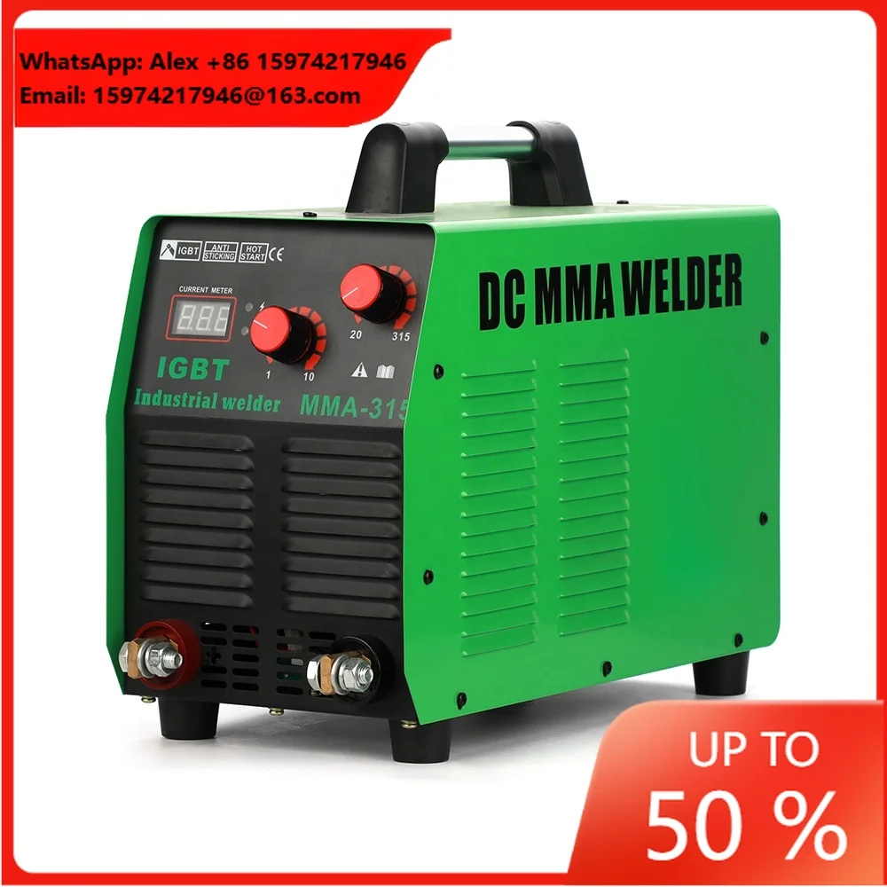 MMA315 380V 14KVA 315A IGBT DC Mma Inverter Arc Welder High Frequency Welding Machine Portable