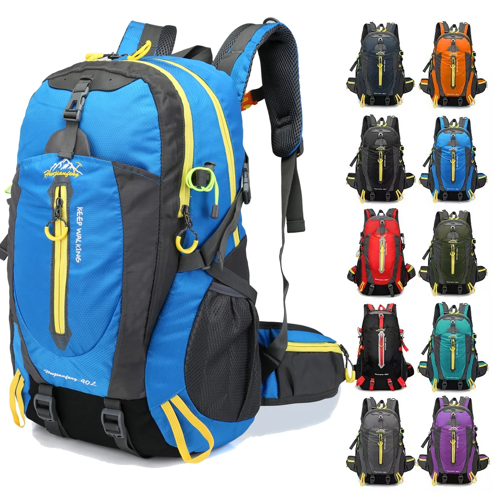 

Рюкзак туристический водонепроницаемый 40 л для кемпинга, походов, ноутбука, треккинга, альпинизма, для мужчин и женщин