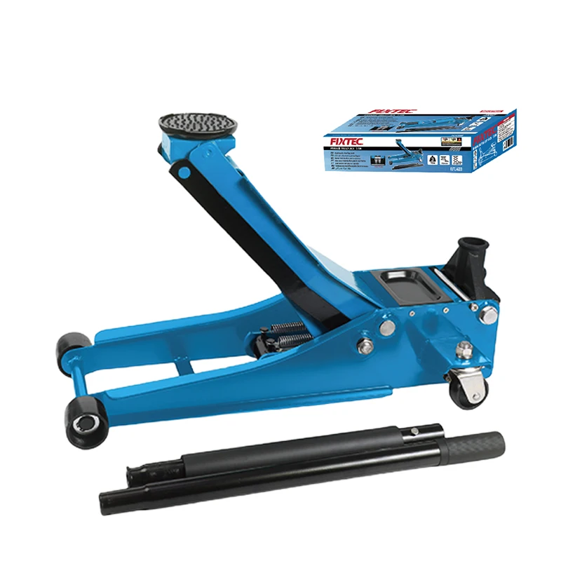 

FIXTEC Wholesale 3 Ton Manual Car Jack Portable Steel Trolley Hydraulic Floor Jack for Automotive Workshop for Car Repair