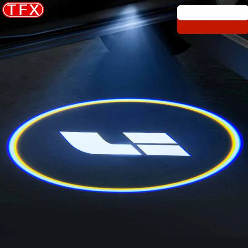 For Lixiang L7 L8 L9 Car Welcome Light Door Projection Laser Ambient Light High-definition Tuning Car Special Auto Accessories