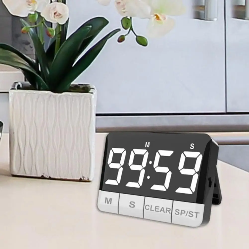 Kitchen Timer for Home Cooks Energy-saving Magnetic Countdown Timer with Loud Alarm Led Display for Kitchen for Presentations