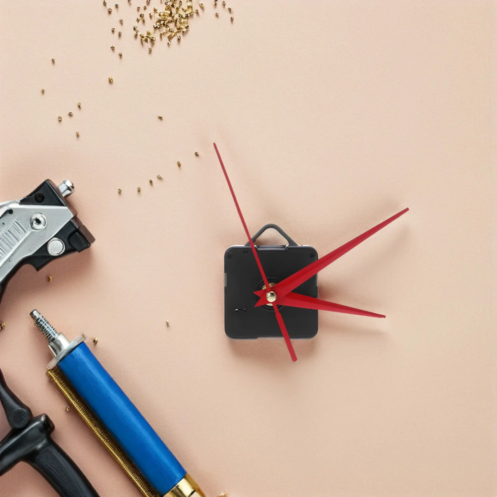 High Precision Wall Clock Movement Kit Silent Walking Mute Movement for Home Hotel School Decoration 13Mm Shaft 6Mm Thread DIY
