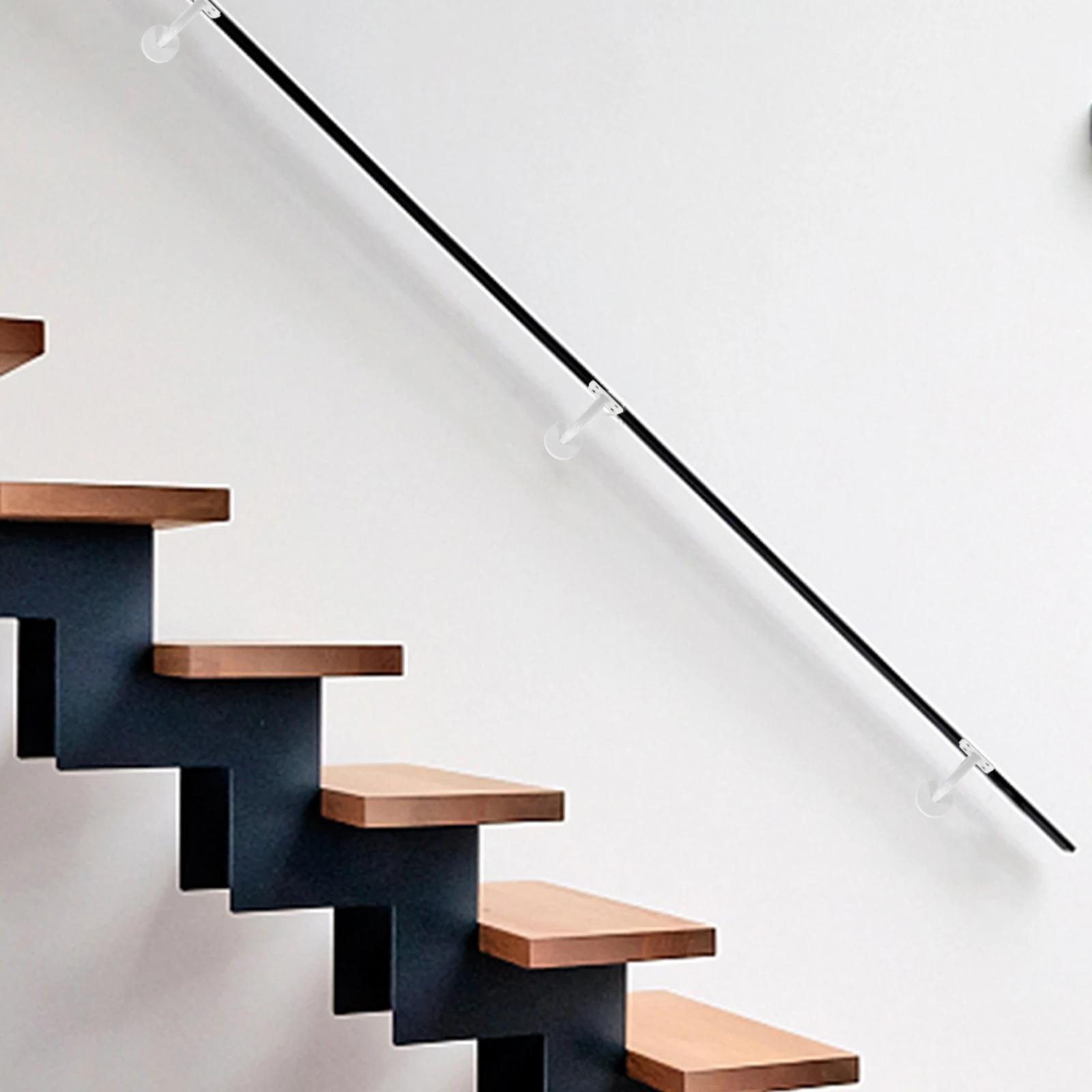 

Guardrail Bracket Handrail Accessories Brackets for Stairs Hardware White Black