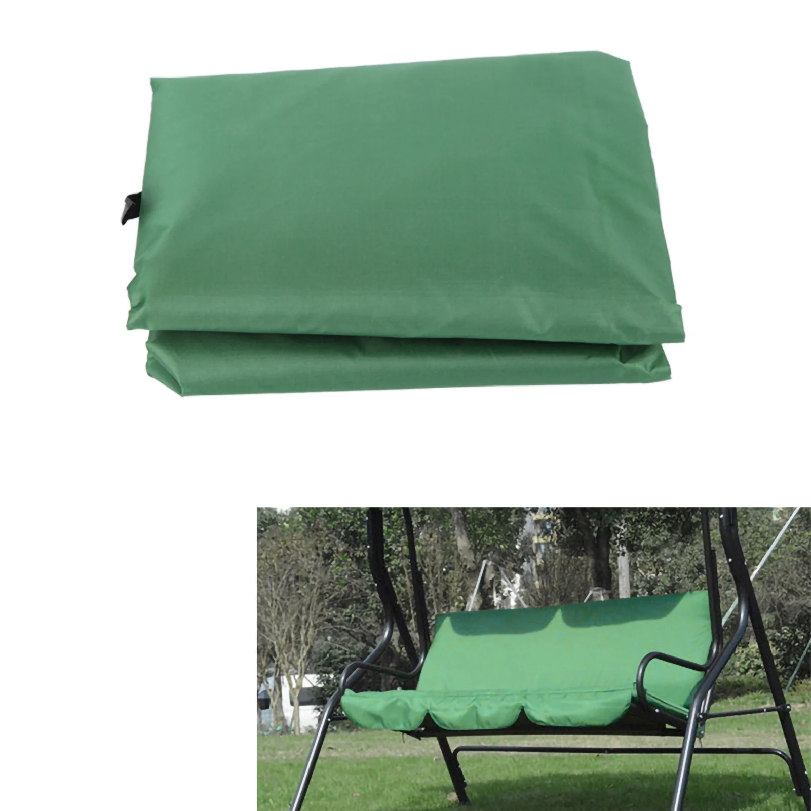 150*50*10CM Hanging Seat Cover Waterproof Outdoor Swing Cushion Foldable Protection Cushion for Home Garden Livingroom Office