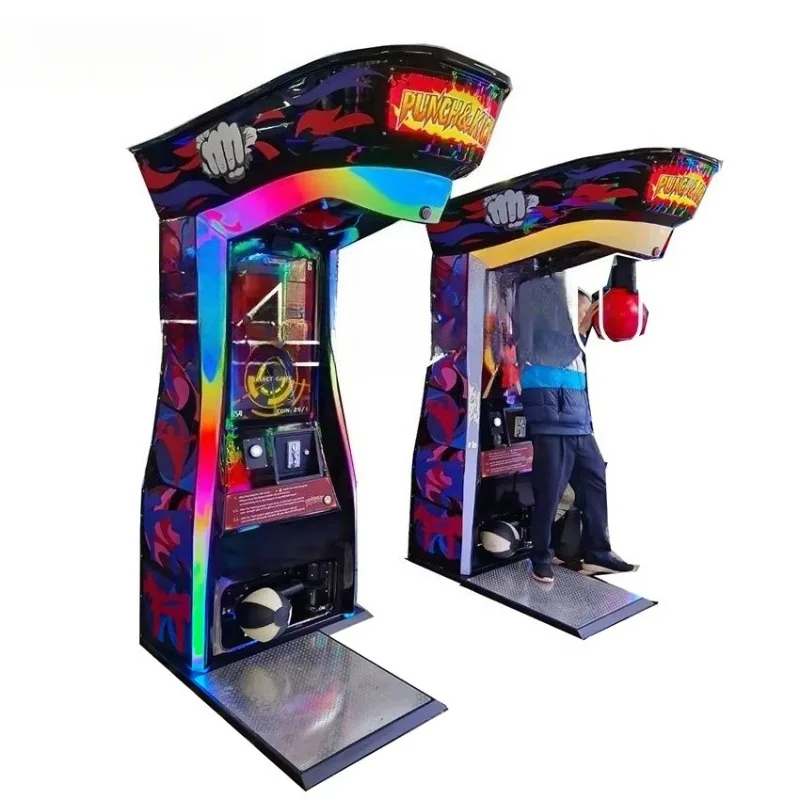 Custom Hot-selling Video Dragon Boxing Machine 2 People Kick Boxing Machine Arcade Game Boxing Entertainment Sports Game Machine