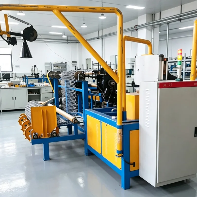 New Best Price Automatic Wire Mesh Weaving Fencing Making Chain Link Fence Machine