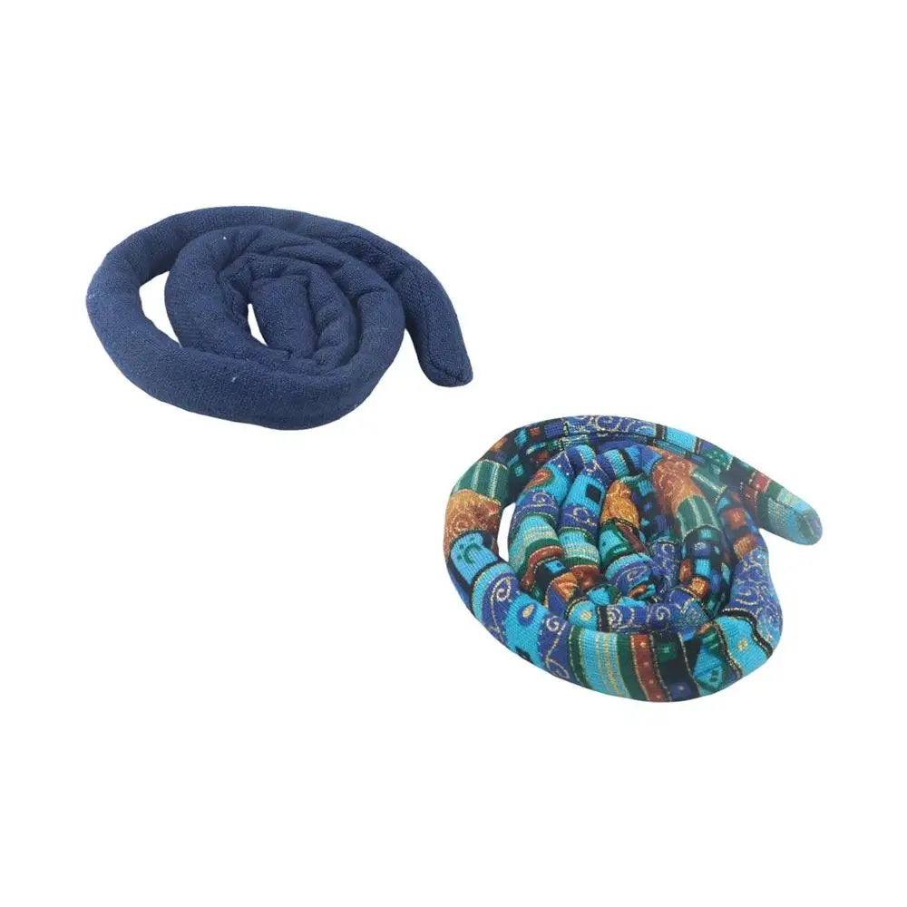 Cloth Long Ponytail Holders Printing Women Hair Band Bendable Dreadlocks Spiral Lock Hair Ties Ethnic Style Hair Rope