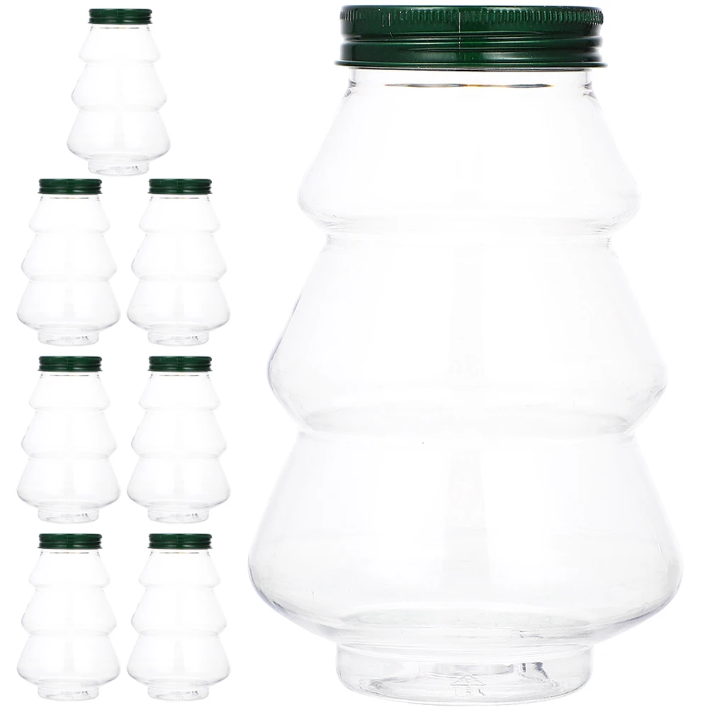 

8pcs Sealing Beverage Bottles Airtight Drink Containers Portable Water Juice Milk Tea Bottles With Caps Leakproof Lightweight