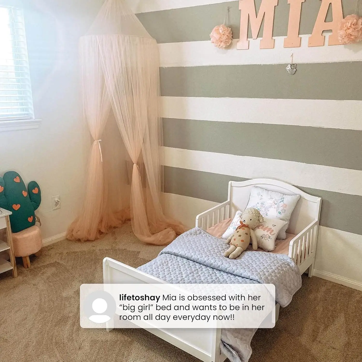 Letto per bambini in legno Bennett per bambini - Certificato Greenguard Gold, Bianca White