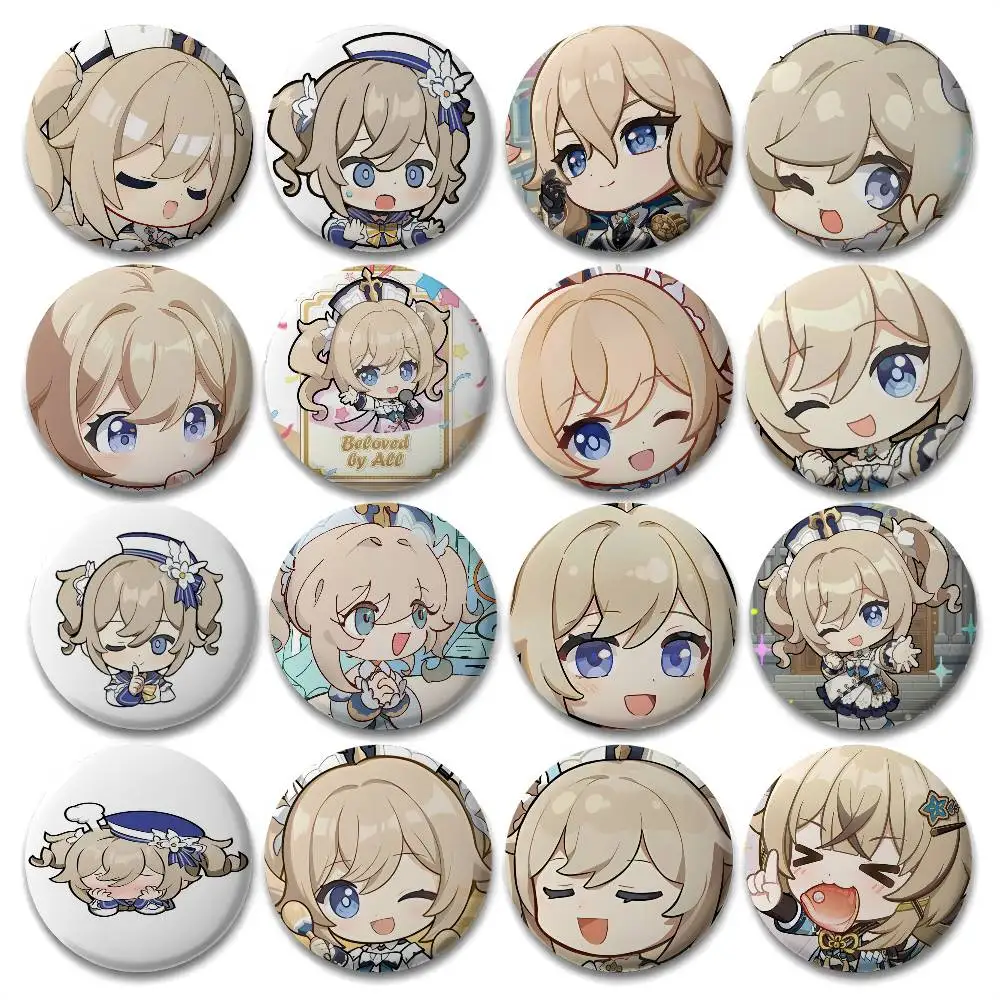 Barbara Cute Cute Game Role Custom Creative Round Brooch Badge Jewelry Gifts For Friends Clothes Hat Backpack Enamel Pins