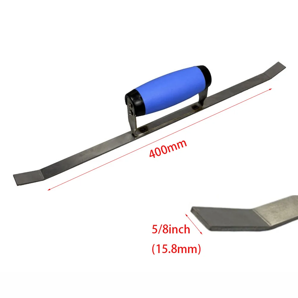 3PCS Stainless Steel Double Head Grout Trowel For Tile Joints 1/2 3/8 5/8inch For Bathroom Kitchen Wall And Floor Grouting Work
