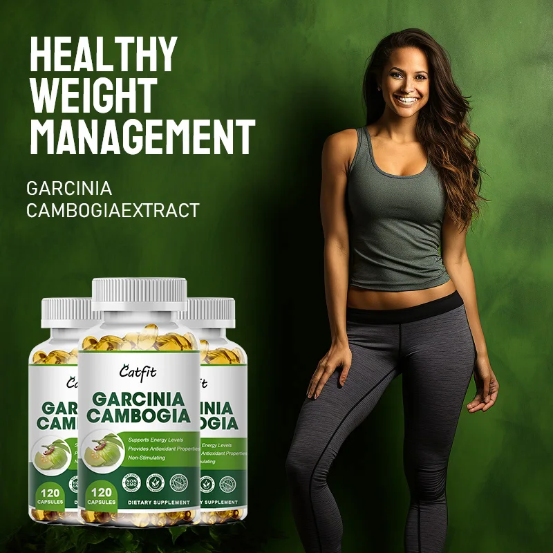 Catfit Garcinia Cambogia Capsules Fat Burning&Cellulite Burner Detox Weight Loss Mood Sleep Quality Beauty Health Skincare Adult