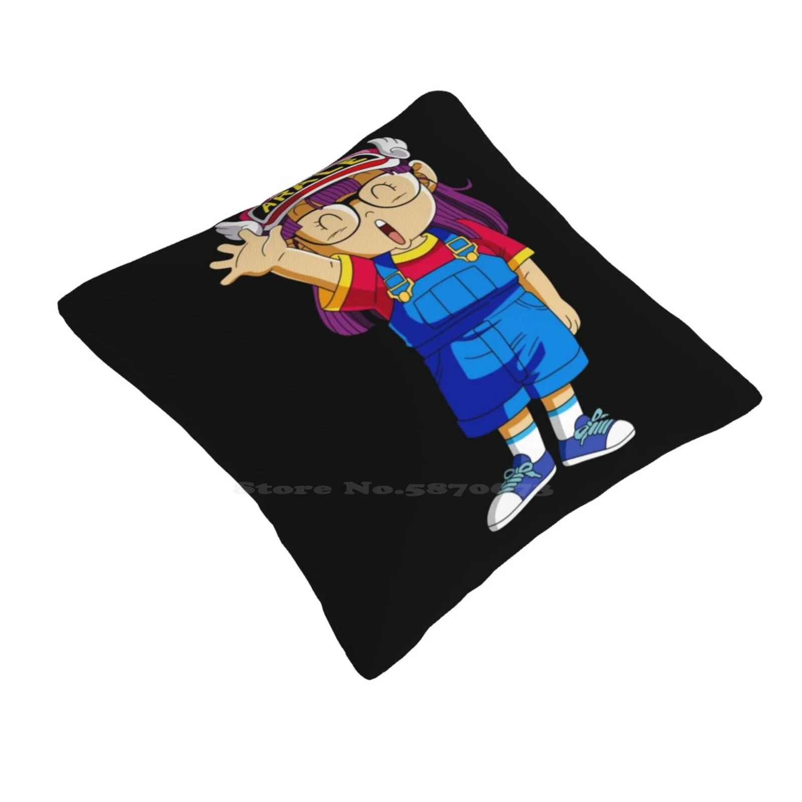 Arale Dr. Slump Bedroom Office Hug Pillowcase Dr Slump Cartoon Colorful Funny Character Arale