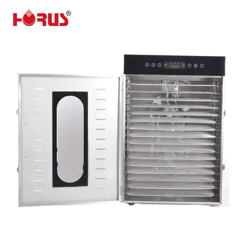 16-Layer Large Capacity Electric Food Dehydrator 1500W 220V/110V Compact Design For Fruit Vegetable & Meat Drying