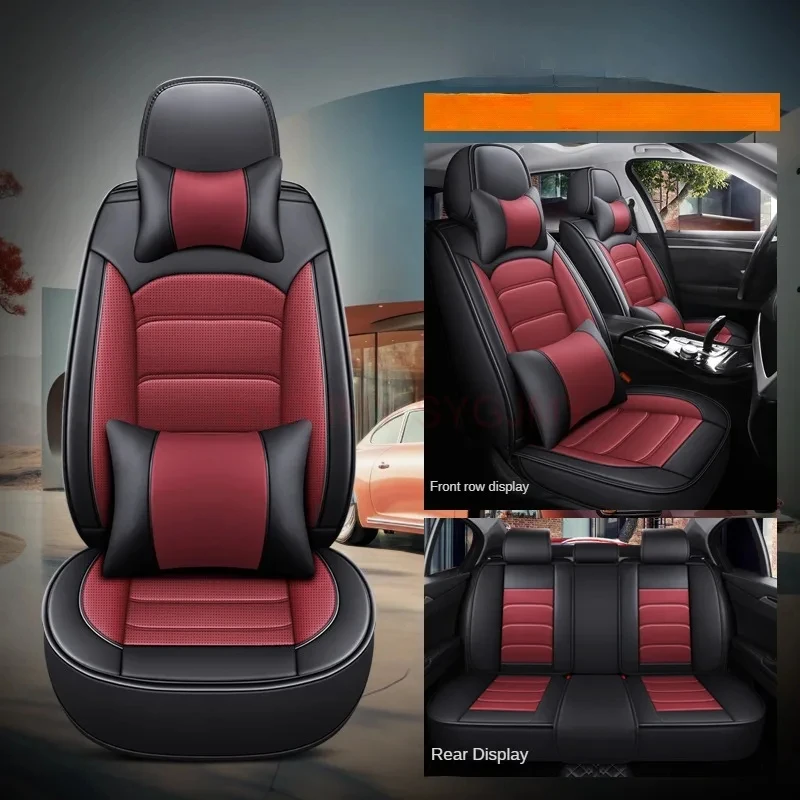 

WZBWZX Universal leather Car Seat Cover for Chery all models QQ3 QQ6 Ai Ruize A3 Tiggo X1 QQ A5 E3 V5 EQ1 Tiggo E5 A3 Interior