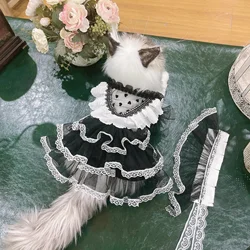 Rabbit Wedding Dress dogs Clothing pet for dog Clothes small Costume French Bulldog cute summer black White girl collar perro