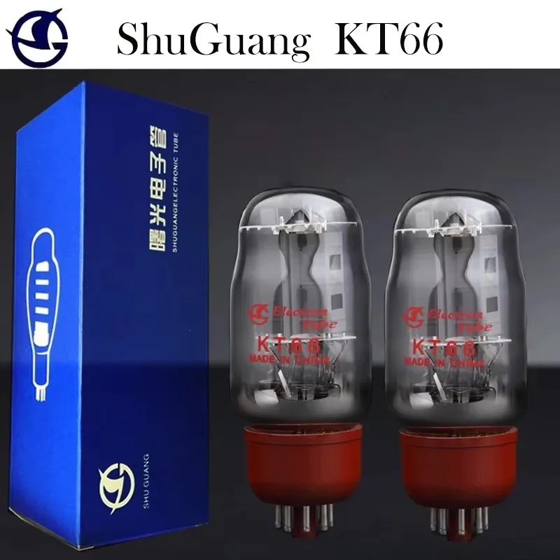 ShuGuang KT66 Vacuum Tubes Audio Valve Replaces 6P3P 6L6 350C KT66 Tube Amplifier Kit DIY Amp  Factory Tested Matched Quad