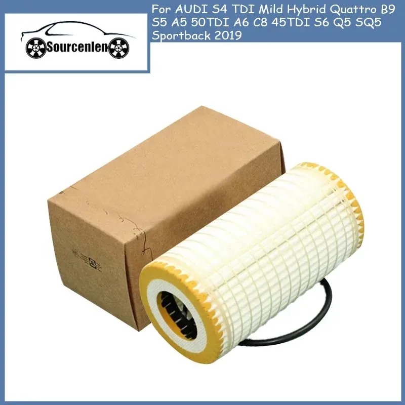 Oil Filter Kit 059198405D 05919-8405D for AUDI S4 TDI Mild Hybrid Quattro B9 S5 A5 50TDI A6 C8 45TDI S6 Q5 SQ5 Sportback 2019