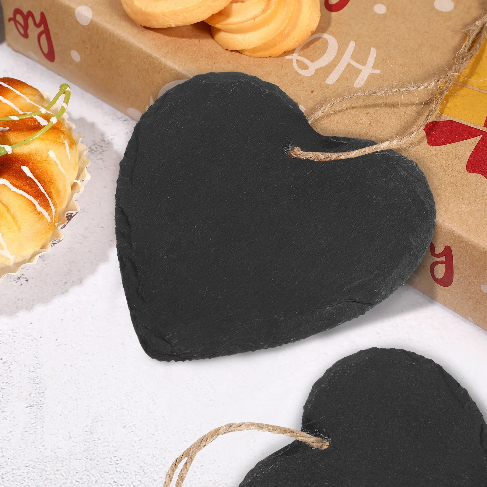 

3Pcs Tags for Labeling Hanging Decorative Heart Pendant Chalkboard Sign for Gift Tag Wall Decoration Plant Name Marker