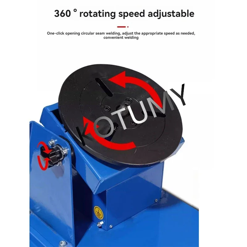 Mini Welding Positioner BWJ-10 220V Welding Turntable Rotary Welding Table Positioning Equipment