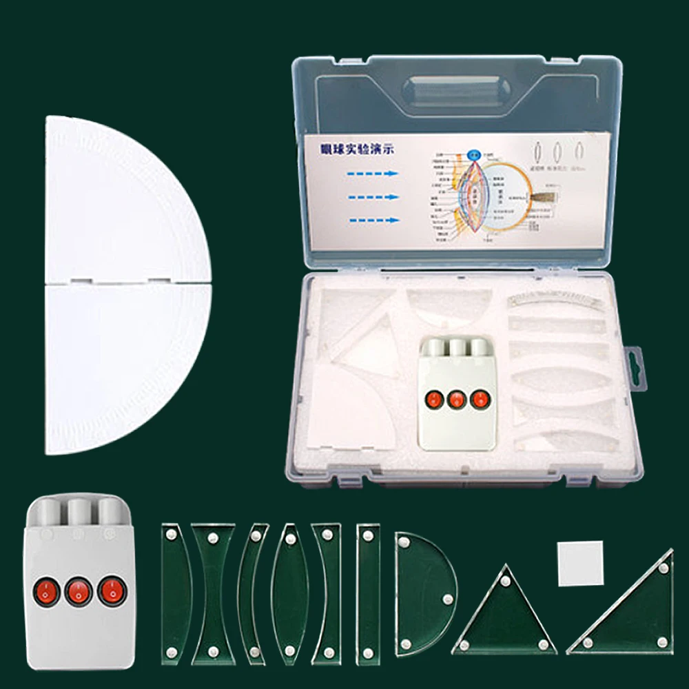 Set di esperimenti ottici ad assorbimento magnetico insegnamento dimostrativo strumento ottico obiettivo ottico rifrazione polarizzazione riflesso