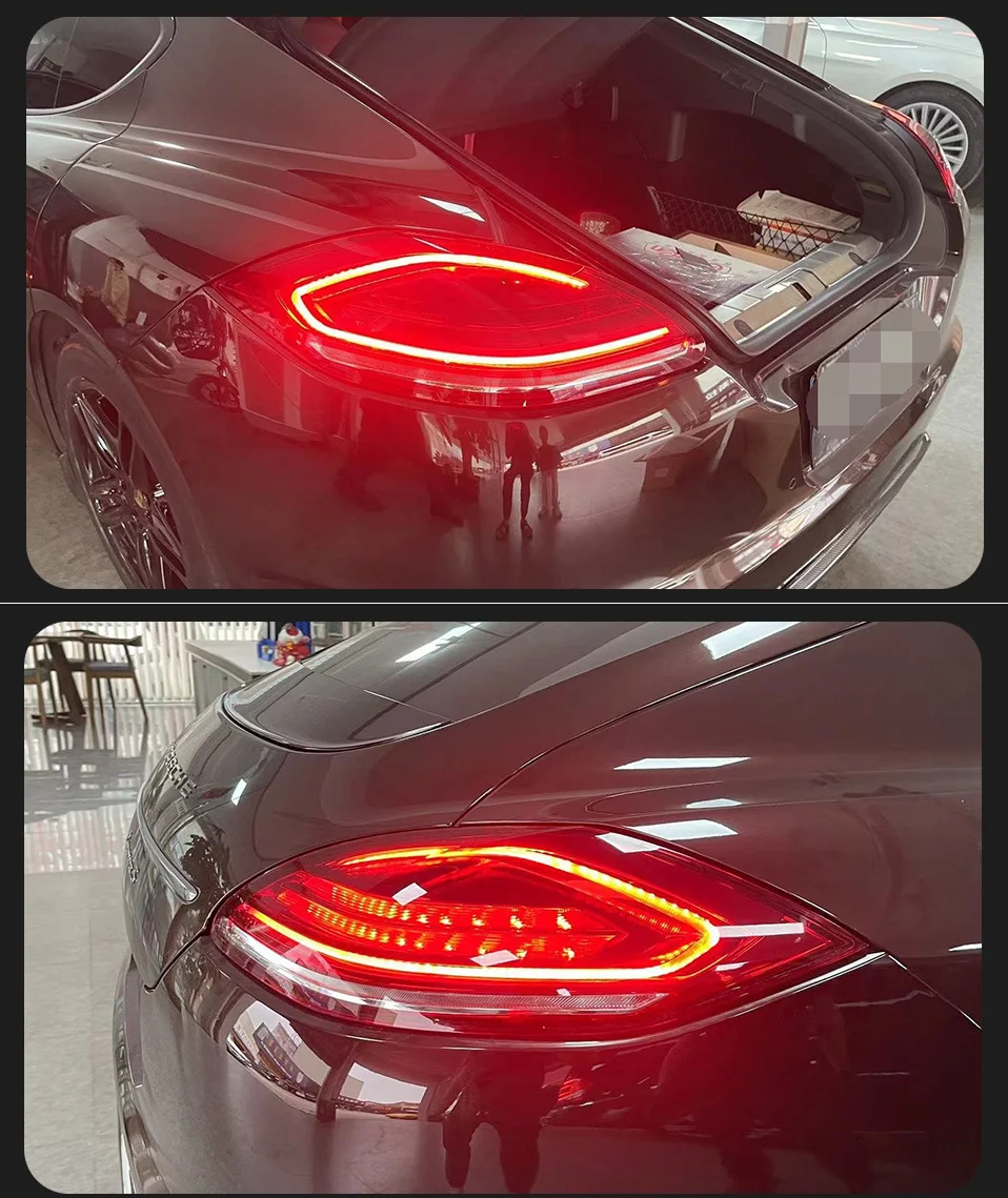 Car RGB Rear Lights For 2010 2011 2013 2013 Porsche Panamera Led Tail Lights 970 970.1 Modified Accessories