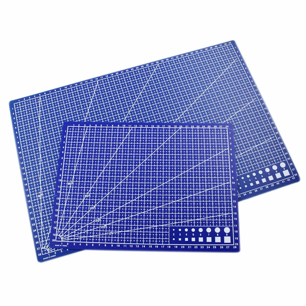 Blue Convenient And Practical PVC Rectangular Cutting Mat Crafters Easy To A3 A4 Cutting Mat A3