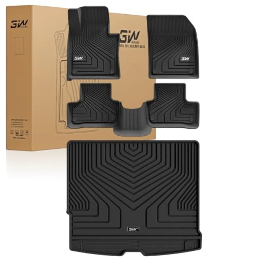 

Коврики для пола и багажника для Volvo XC60 2018-2024, 2025, 2026 (не для гибридных или PHEV версий), TPE, всепогодные, на заказ, T5, T6, Momentum, Full