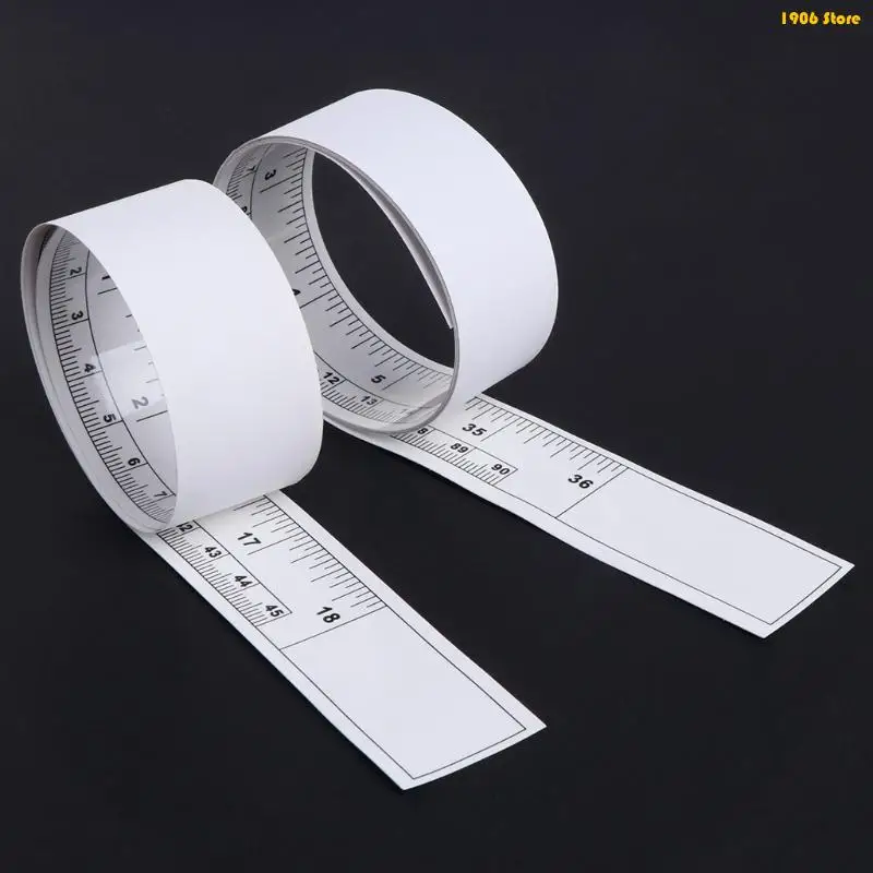 U1JB Small Pasty Tape Measure with Clear Scale Self-Adhesive Tape Measure Workbenches