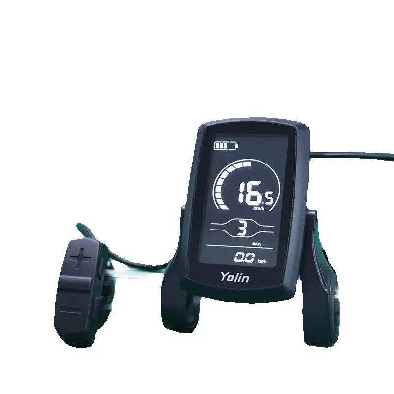 

Yolin YL-80C LCD Display Electric Bike equip Monit(customized) e-Bike Speeder Replacement Parts Panel Bafang Motor Kit