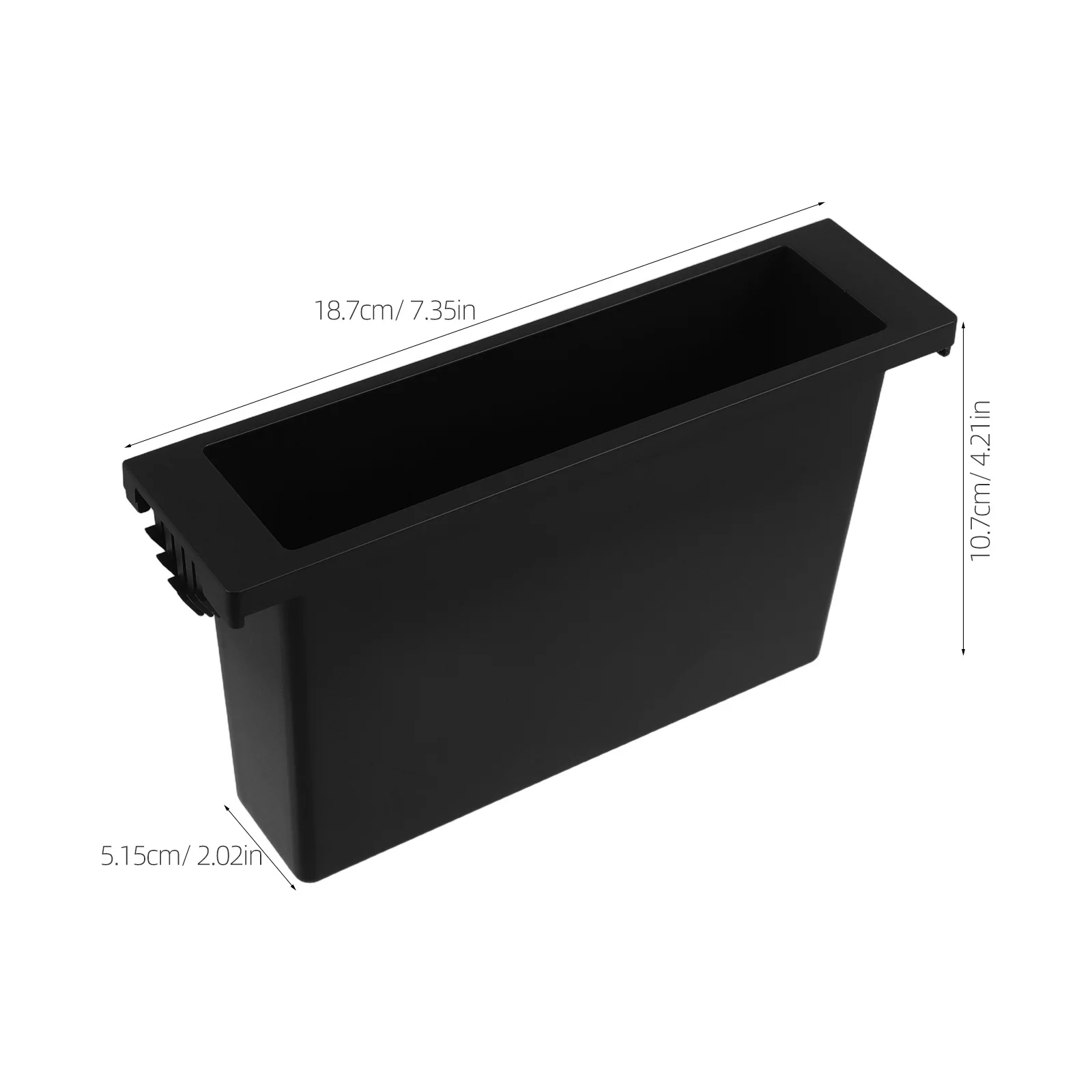 Caixa de armazenamento para painel de ruído único estéreo cubby bolso guarnição moldura para instalação da unidade principal áudio do carro