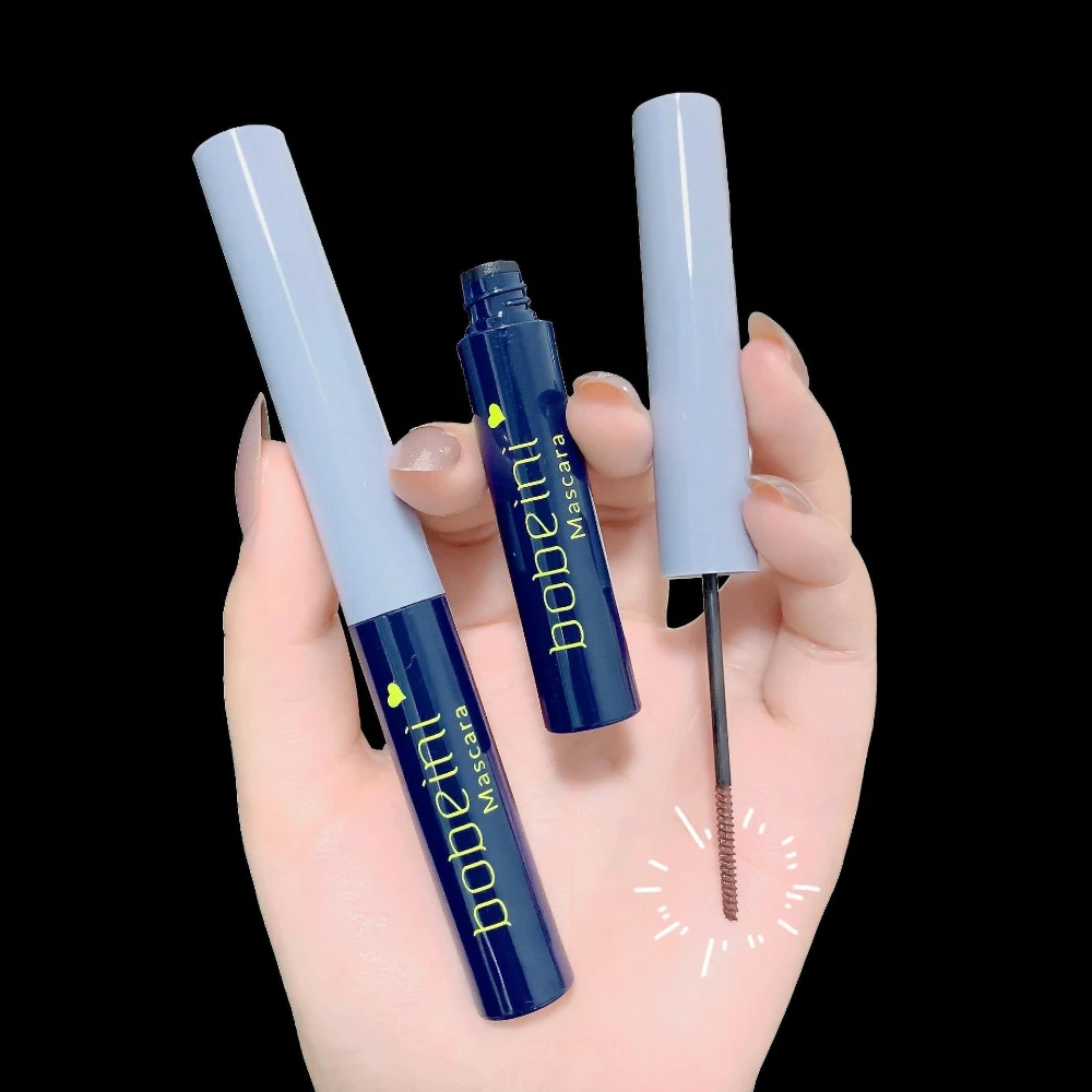 Rímel preto 4d, espessamento, alongamento, ondulação, rímel de fibra líquida à prova d'água, maquiagem feminina, rímel cosmético à prova d'água