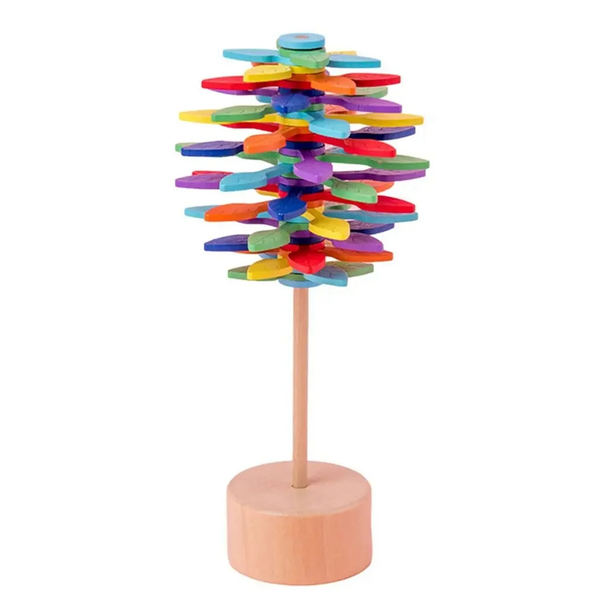 Jouet en bois Spin Lollipop Fidget, Sensory Dos, Décompression, Anlande soulignée, Instituts, C