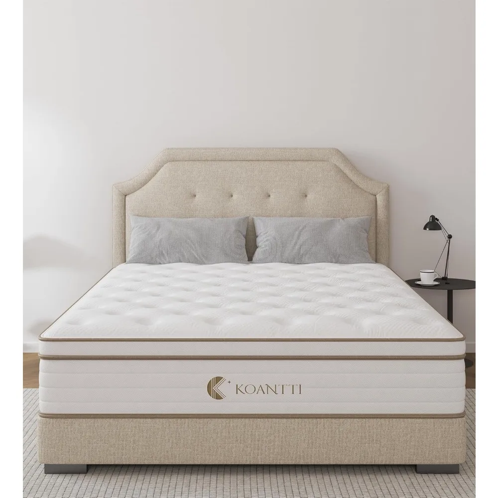 

Ful Mattress,Hybrid 10 Inch Full Size Mattress in a Box,Memory Foam & Individually Pocket Spring for Pain Relief,Medium Firm Ful