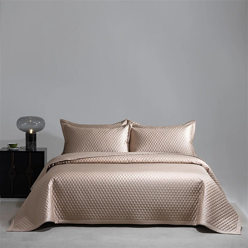 1000TC Egyptisch katoen luxe gewatteerde sprei, Queen King Size, Bedovertrek, Matras Topper Sprei, Laken, Kussenslopen