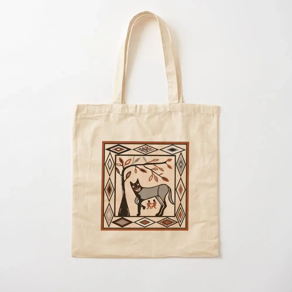 

The Aldborough She Wolf - Drawing Tote Bag canvas shopping bag Portable shopping bag tote men's Women's shopper