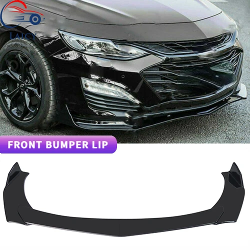 LAICY For Chevrolet Malibu 2016-2021 Car Front Bumper Lip Body Kit Canard Lip Diffuser Spoiler Anti Scratch Auto Parts