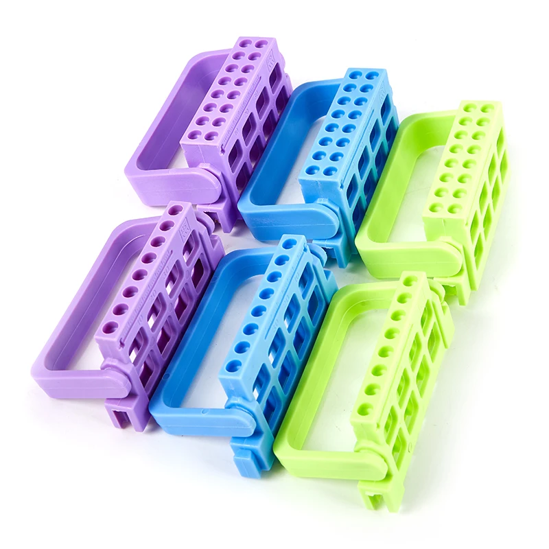8/16 Löcher Dental Endo File Holder 3 Farben Endodontie-Ablage Organizer Zahnarzt Labor Aufbewahrungsbehälter – Detail 8