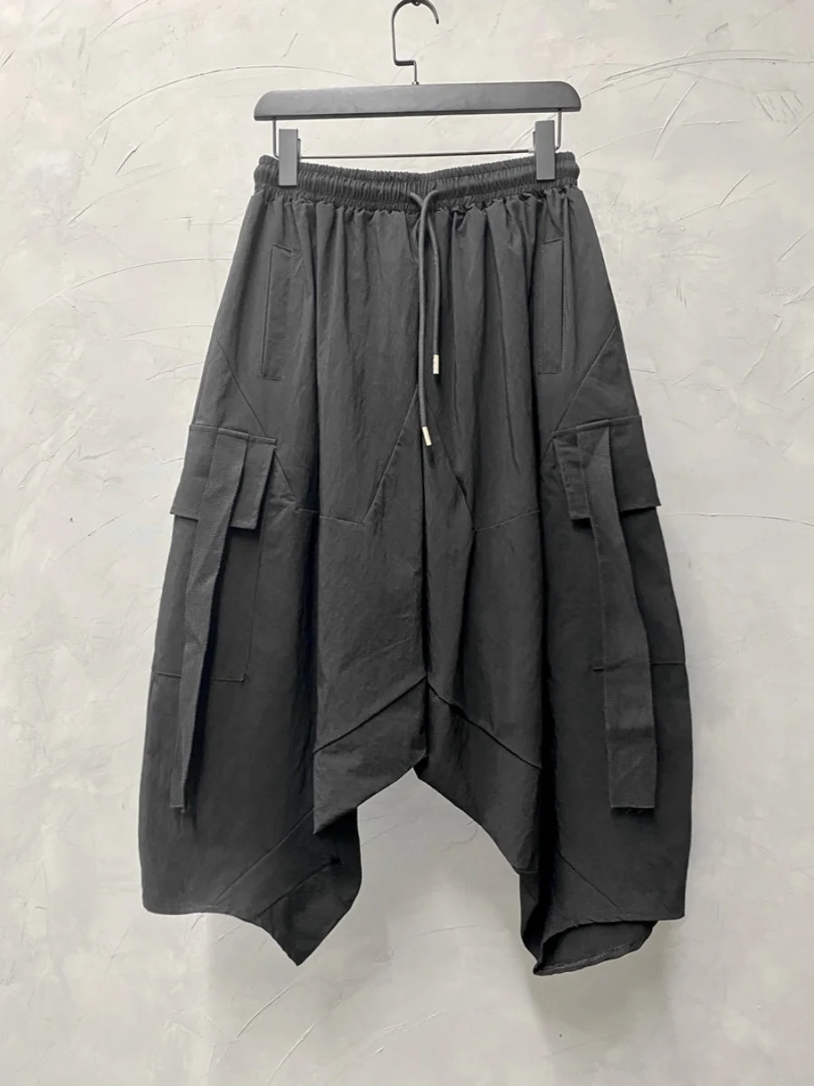 

Summer 2024 Dark Style Low-Grade Six-Point Shorts Bloomers Versatile Middle Pants Fashion Baggy