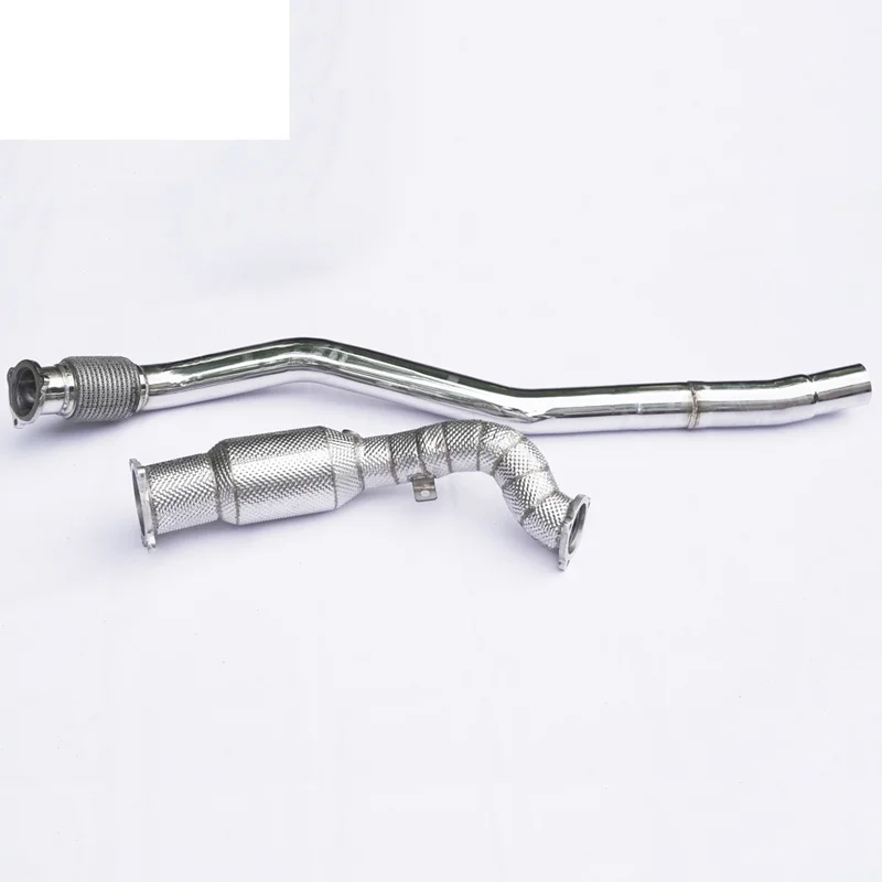 Head Section High flow Pipes Exhaust Pipes branch downpipe Exhaust Pipe with catalyst for PORSCHE Macan 2.0T 2014