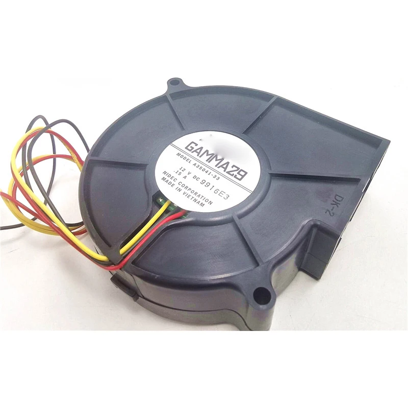 

New NIDEC 900rpm 1.8W 0.15A DC12V 9730 A35041-33 Silent hydraulic 9.7cm turbo air blower cooling fan