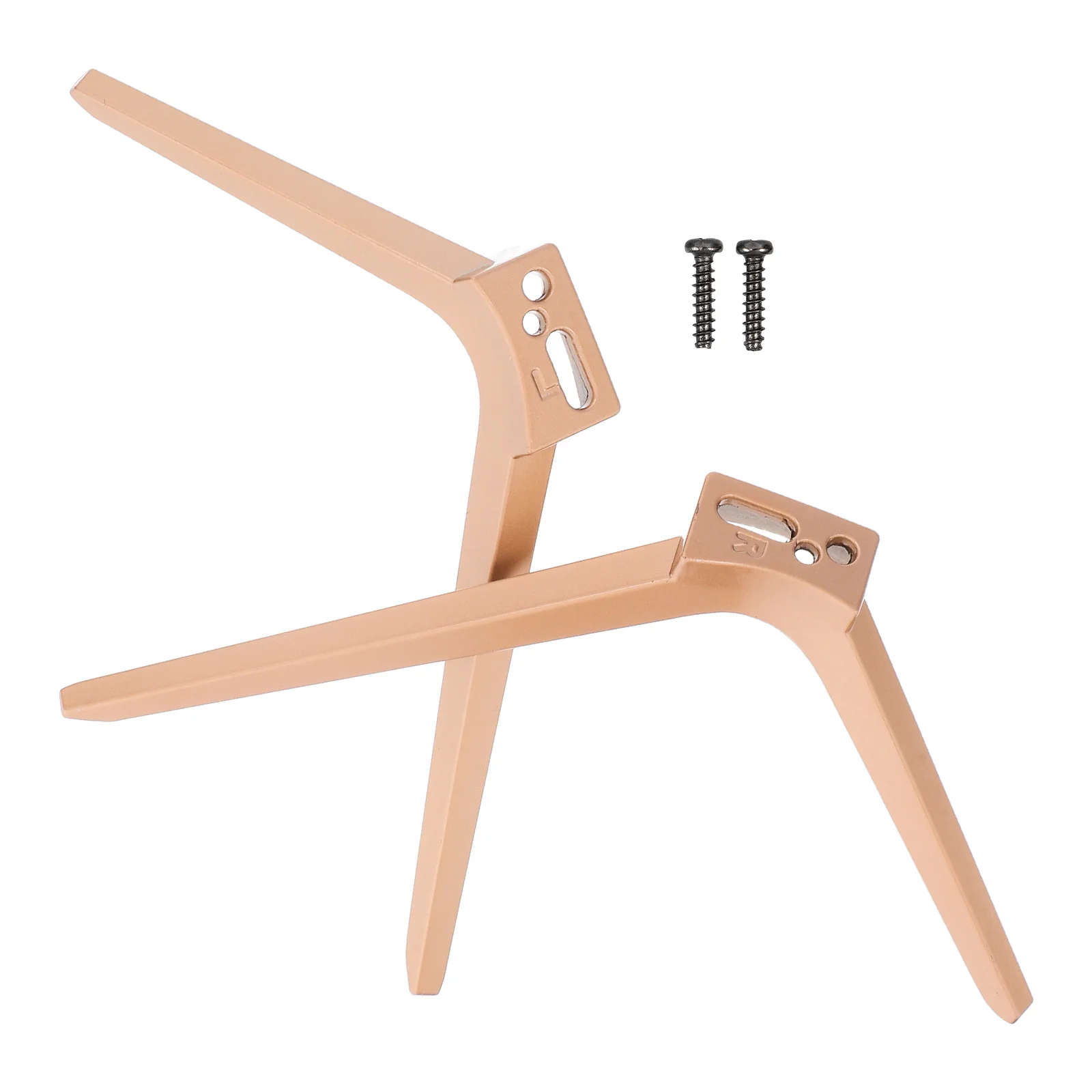 

1Pair Universal Base Stand Tabletop Mount Adapter Support Holder Legs for Corner Small Spaces Office Home Replacement Kit